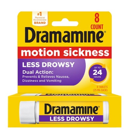 less-drowsy formula Dramamine
