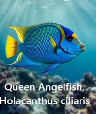 Queen Angelfish, Holacanthus ciliaris