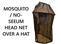 Ultra-Mesh Mosquito Head Net for Midges, No See-ums and Small Insects