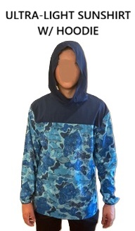 Sun shirt with hoodie