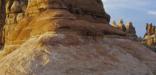 Spires of Cedar Mesa sandstone in Chesler Park (Needles District)