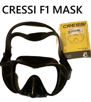 Cressi F1 Frameless Snorkel Mask