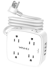 8 power outlet plus 4 USB connector power strip