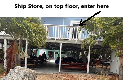 Ship Store, on top of the Quarterdeck