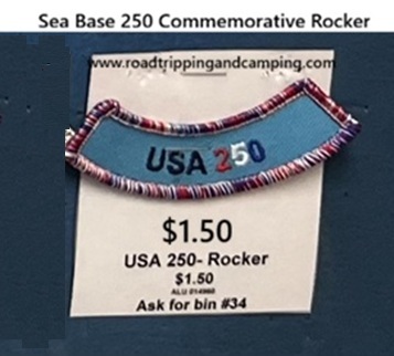 Sea Base 250 Anniversary Commemorative Rocker