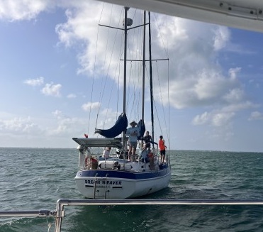 Heading out to sea