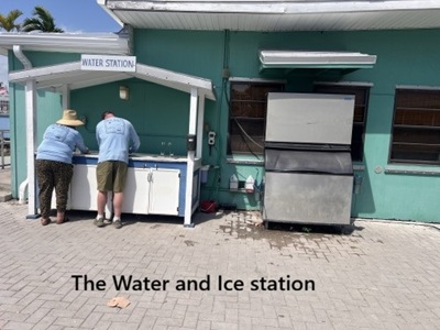 water and ice station
