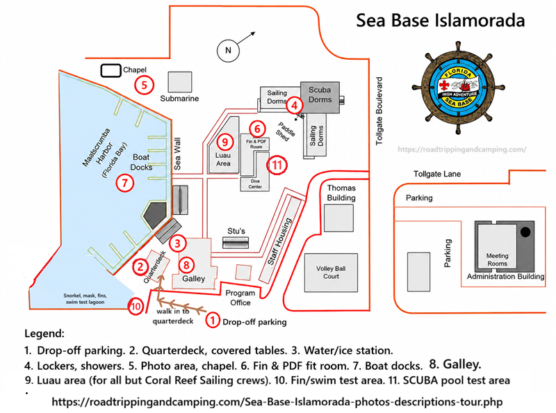 Sea Base Islamorada layout map